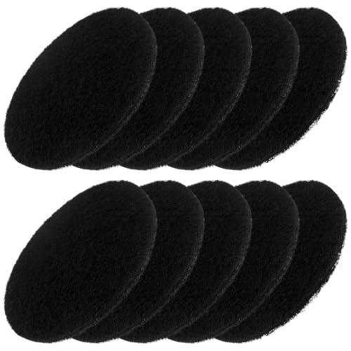7.25 Inch Charcoal Filters Suited for Set of 10 Kitchen Countertop Compost Bins - Extra Thick 0.3" Compatible with Most Compost Bin Filter Lids