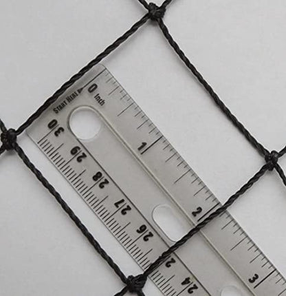 Poultry Netting 1" or 2" Mesh Heavy Knotted Nets Aviary Gamefowl Quail Chicken Bird Block Net Long Lasting Break/Burst 85/245 lb Polyethylene 8-10 Year Lifespan (25' X 25', 1) - size: 25' X 25'
