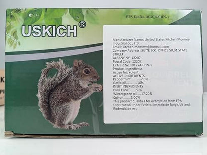 20 Balls Rodent Repellent,Squirrel Repellent,Mouse Repellent Indoor Outdoor - color: Brown-squirrel