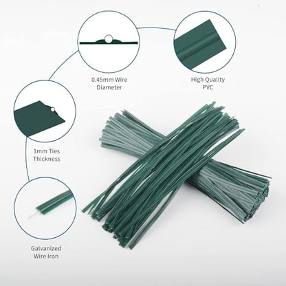 6 Ft Bamboo Stakes with 100 Twist Ties Natural Bamboo Garden Stakes for Dahlias Cucumber Grapes Pole Beans Trees Potted Dahlia Flowers and Climbing Plants - Pack of 20 - size: 6 FT -20 PACK & Ties