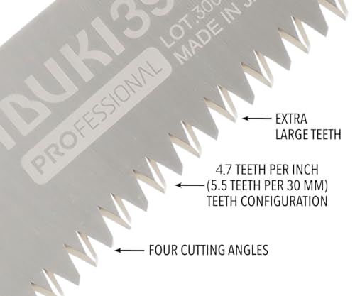 Silky Replacement Blade Only IBUKI 390mm XL Teeth (276-39) - size: 15.4 inches