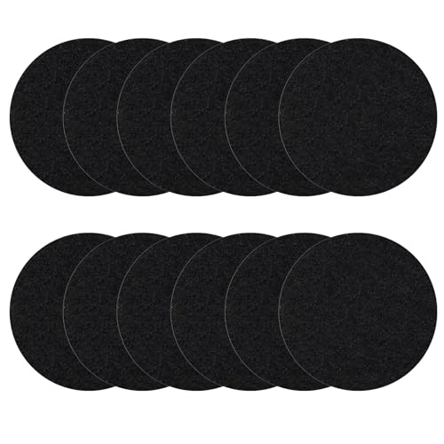 ENLOY 6.5 Inch Kitchen Compost Bin Filters Charcoal Replacement 12 Pack - color: Brown (6.5 Inch)