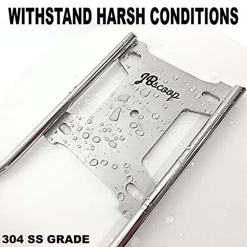 JBscoop Large Stainless Steel Hose Holder, Heavy Duty Hose Hanger (1)