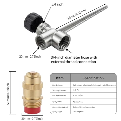 2 Pack Lawn Sprinkler for Yard, Metal Water Garden Sprinklers with Nozzle - style: Sprinkler
