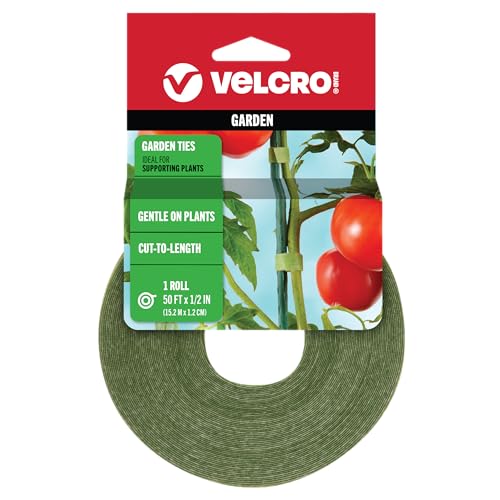 VELCRO Brand ONE-WRAP Garden Ties, for Plant Support, 50 Ft x 1/2 in - size: 50 ft x 1/2 in