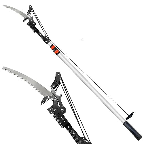 2-in-1 Manual Telescopic Tree Pruner & Pole Saw