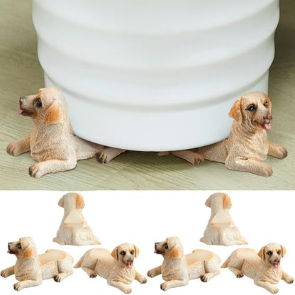 6 Pcs Animal Figures Resin Pot Feet for Outdoor Planters 3" Long