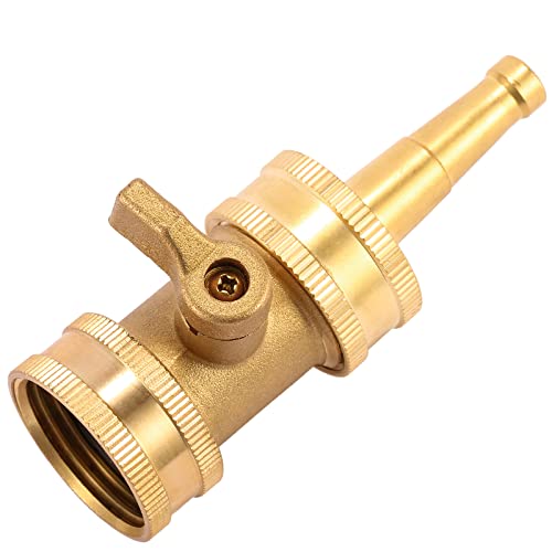 Jet Nozzle Power Washer for Garden Hose - color: Nozzle Jet+Shut Off Valve (1 Set)