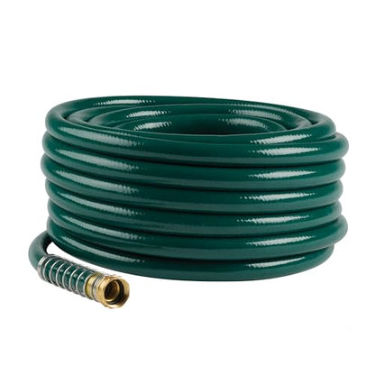 Gilmour 5/8" x 100' Heavy Duty Flexogen Water Hose, Flexible Garden Hose for Vegetable Gardens, Flower Beds, and Lawn Sprinklers, Green - size: 5/8" x 100'