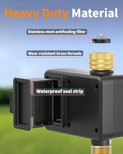 Diivoo Brass WiFi Water Timer - size: 1 Outlet