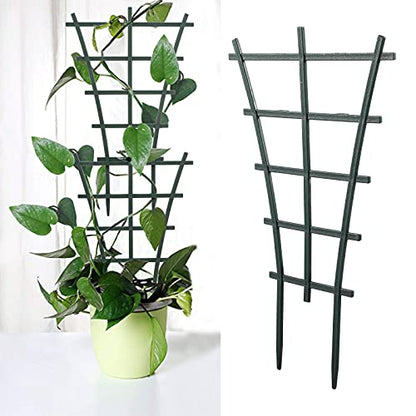 Mini Plant Trellis for Climbing Plants, Plastic Potted Stake