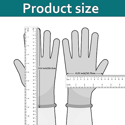 DOFOWORK Gardening Gloves - 6 Pair Gardening Gloves for Women/Men with Grip - color: Green & Grey