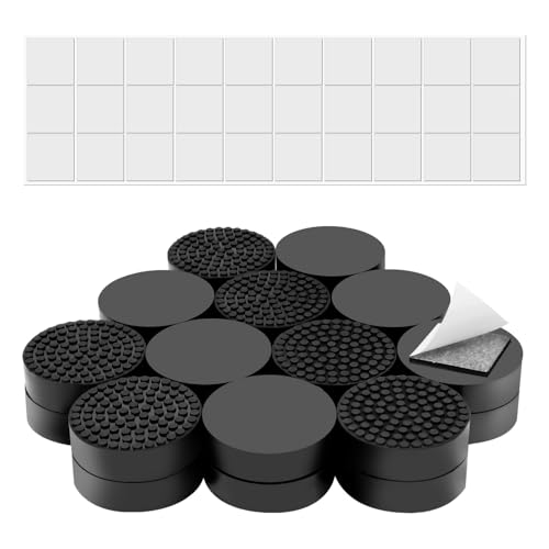 24 Pack Invisible Pot Feet, Solid Rubber Pot Risers - color: 24 Pcs