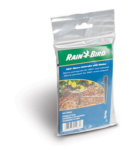 Rain Bird MUF-SPK4S Drip Stake, Full Circle, 4-Pack - size: 4-Pack, style: Umbrella on Stake