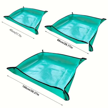 Large Waterproof Gardening Mat – Foldable Transplanting Pad for Succulents & Indoor Plants - 50 * 50cm