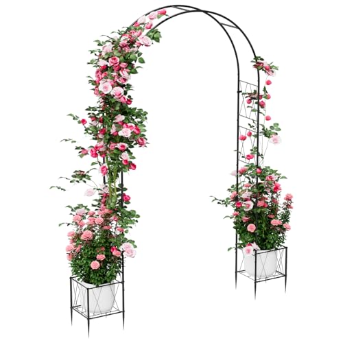 Heavy Duty Garden Arch Trellis for Climbing Plants Metal Garden Arbors