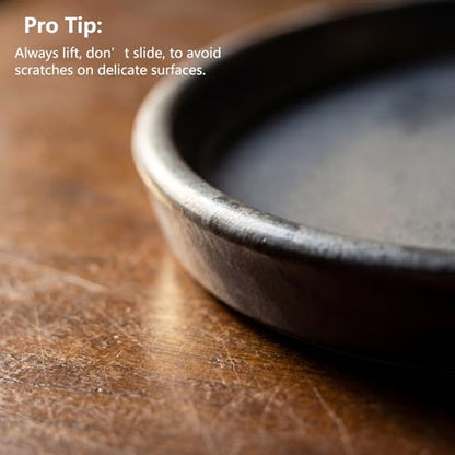 Ceramic Plant Saucer, 11.4 Inch, Gray - color: Gray