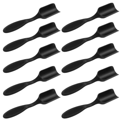 10Pcs Plastic Mini Gardening Shovel Spoons, All Black - color: All Black(10pcs)