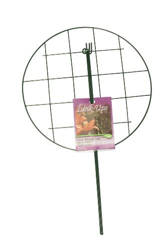 Luster Leaf Link-Ups Grow Through Grid, 20” Round With 30” Legs Plant Support, Green - style: 20” Grid