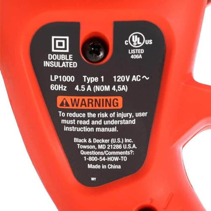 BLACK+DECKER Lopper Chain Saw, 4.5-Amp Pruner, Loppers for Tree Trimming Heavy Duty (LP1000)