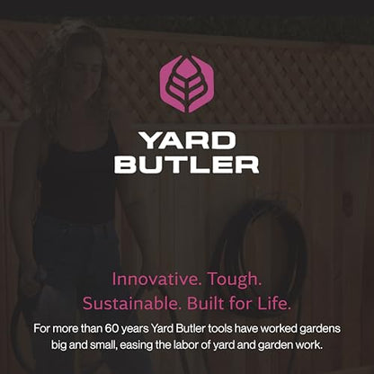 Yard Butler Heavy Duty Wall-Mounted Hose Hanger - Star Design, Silver - color: Silver, size: Star