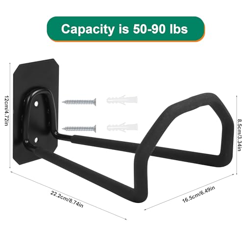 2pcs Heavy Duty Hose Hanger Wall Mount Water Hose Holders for Outside - color: 2pc Hose Holder 150ft