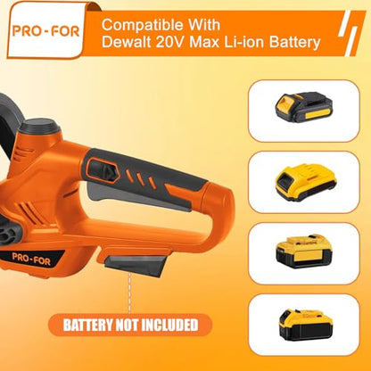 Cordless Hedge Trimmer Compatible with DEWALT 20V MAX, Tool Only