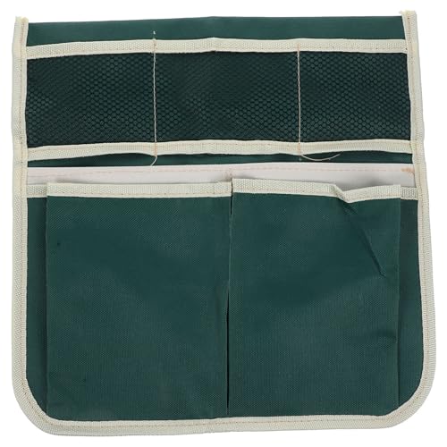 Yardwe Large Gardening Tool Bag for Kneeler with Durable 600D Fabric Multi-Pocket Organizer Garden Seat Pouch for Lawn Patio Storage and Easy Carry