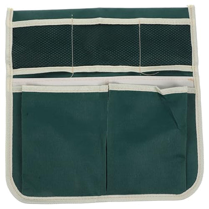 Yardwe Large Gardening Tool Bag for Kneeler with Durable 600D Fabric Multi-Pocket Organizer Garden Seat Pouch for Lawn Patio Storage and Easy Carry