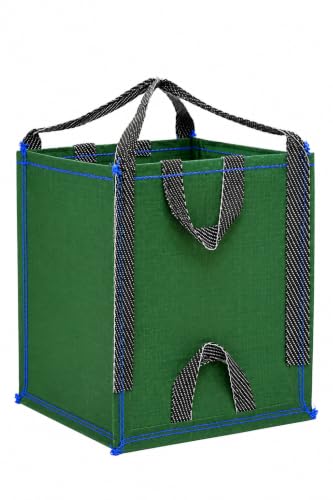 48-Gallon Heavy Duty Lawn and Yard Bag, Reusable Self-Standing Garbage Bag with Reinforced Handles (Green - 1 Pack) - color: Green - 1 Pack