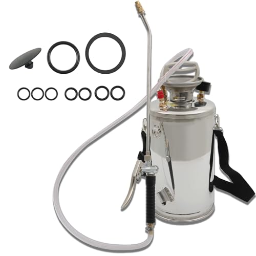 HOSTIC 1.5 Gallon Stainless Steel Sprayer Hand Pump Sprayer - size: 1.5 Gallon