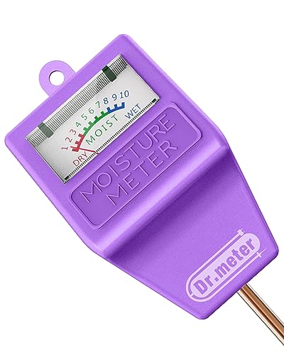 Dr.meter Soil Moisture Meter for Plants, Plant Water Gauge Test Kit - color: Purple
