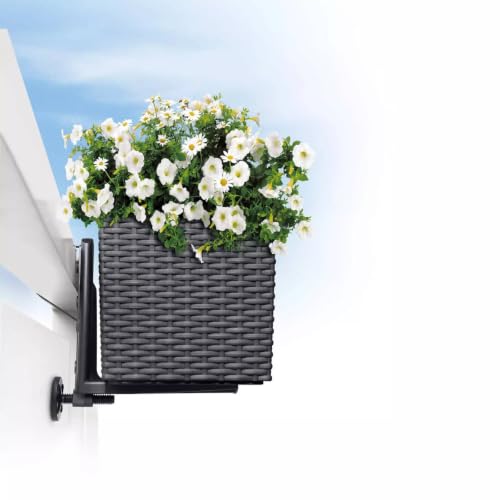 Balconera Rail & Balcony Brackets, White - color: White