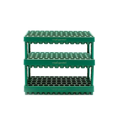 Vego garden 10" x 20" 76 Cells Seed Starter Tray Stackable Seedling Starting Germination Trays for Plants Planting Vegetables Herbs Flowers, 3 Sets - size: 3 Pack, style: 76 Cells Stackable Tray
