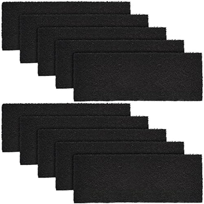 10 Pack Litter Box Carbon Filters Spare Activated Charcoal Filter for Nature's Miracle Cat Litter Box