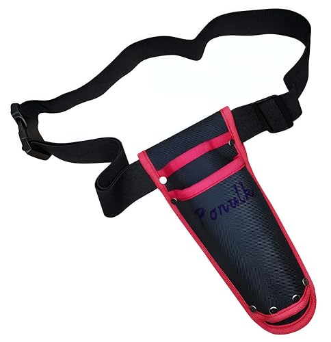 Canvas Tool Belt Pouch, Heavy Duty Sheath for Garden Pruners Pliers