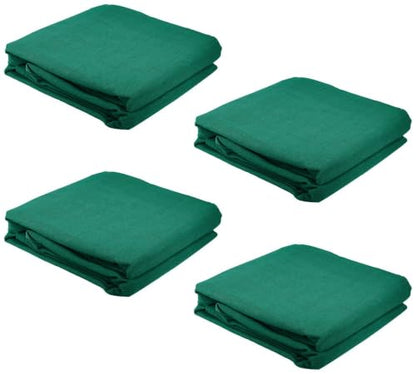 Mytee Products (4 Pack) 20' x 20' Green Heavy Duty 6 Oz 70% Shade Mesh Tarps with Grommets ROLL-Off | Sturdy Mesh Tarp Shades for Sun Light Blockage, Green House, Garden, Swimming Pool, Privacy Mesh - color: Green, size: 20' x 20'