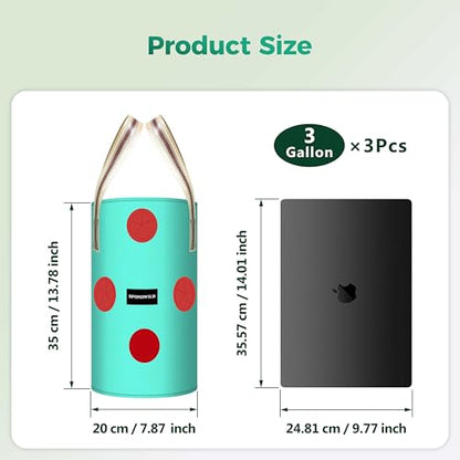 3 Pack 3 Gallon Hanging Strawberry Planter Bags for Tomatoes - size: 3 Gallon