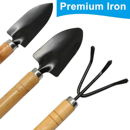 3 Pcs Small Garden Tool Set, Iron - color: 3 pcs
