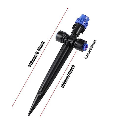 HUISUYTON 12 Pcs Push-to-Fit Drip Irrigation Spray for 1/4 inch Tubing - style: 12pcs-Atomization Sprinker