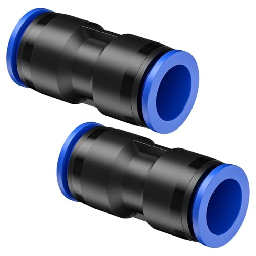 Pawfly 15 Pcs Quick Connect 1/2" Drip Irrigation Coupling Fittings for 1/2 Inch Irrigation Tubing (1/2" ID x 0.62-0.63" OD), Push-to-Fit 2-Way Straight Coupling Connectors, Drip Irrigation Parts - size: 15 Pcs 1/2" Straight Coupling