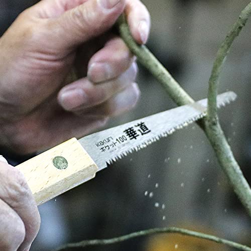 KAKURI Mini Folding Bonsai Saw 4", Small Japanese Pocket Hand Saw - style: Bonsai Pruning