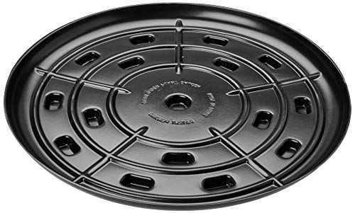 Bosmere S51710 Down Under Plant Saucer, 17", Black - color: Black, size: 17"