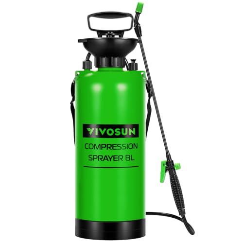 VIVOSUN 2-Gallon Pump Pressure Sprayer - color: Green, size: 2.1 Gallons