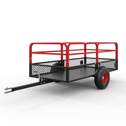 Garvee Tow Behind Dump Trailer for ATV UTV 1500 lbs 20 Cubic Feet