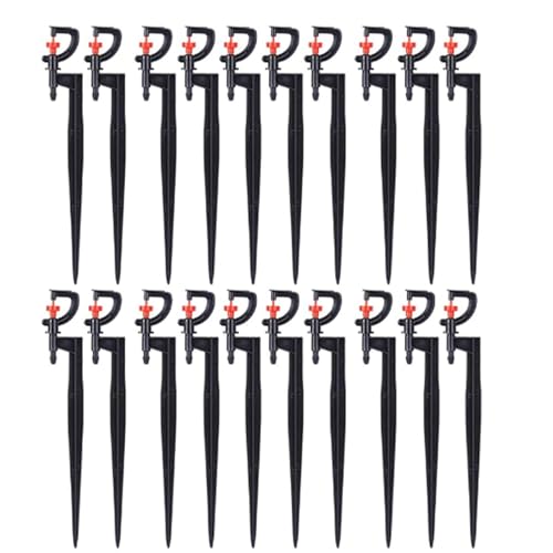 Watering Sprayer, 20pcs G-Type 360° Rotation Sprinkler Nozzle, Micro-Sprayers System for Garden Lawn, Irrigation Tool with Adjustable Mist Spray for Plants, Flowers, and Indoor/Outdoor Use