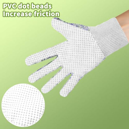 Women's Gardening Gloves Weeding and Thorn Resistant Work Gloves for Digging Planting Pruning Raking-Grown - color: White