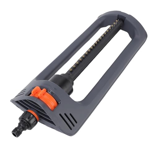 Lawn Sprinkler Heavy Duty Nozzles 4 Spray Modes for Yard, Garden Water Oscillating Sprinkler Covers Up to 4000 Sq Ft with Weighted Base