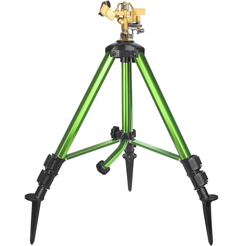 Triumpeek Impact Sprinkler on Tripod Base with Stakes, 1 Count