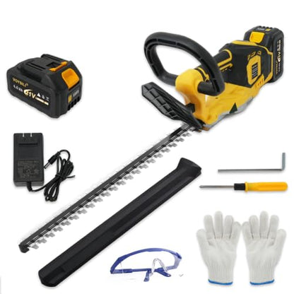 22" Cordless Hedge Trimmer, 22000 RPM Brushless Electric Trimming